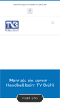 Mobile Screenshot of handball-bruehl.de